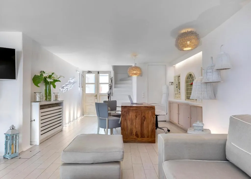 Lobby, Carbonaki Hotel, Mykonos