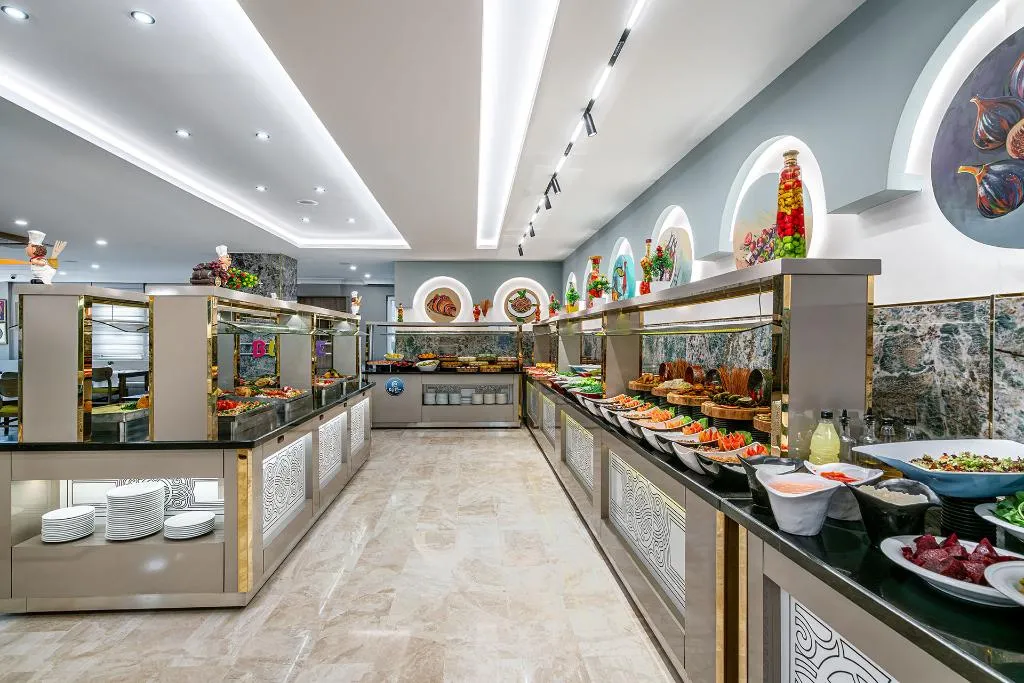 Restaurant, Club Big Blue Suite Hotel, Antalya