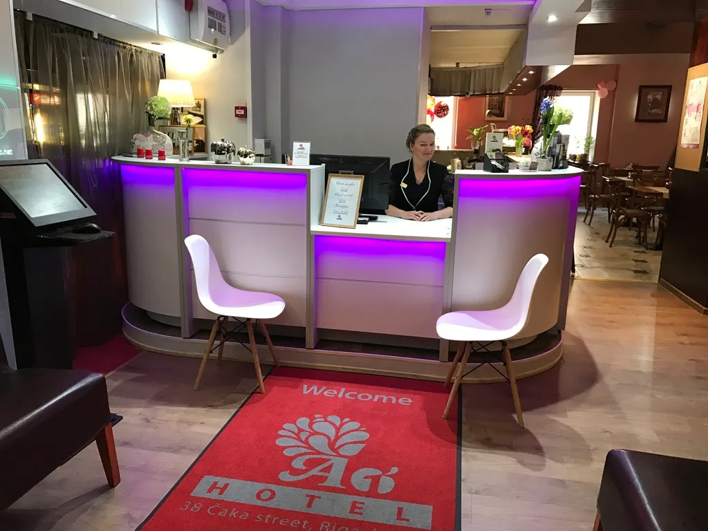Lobby, A1 Hotel, Riga