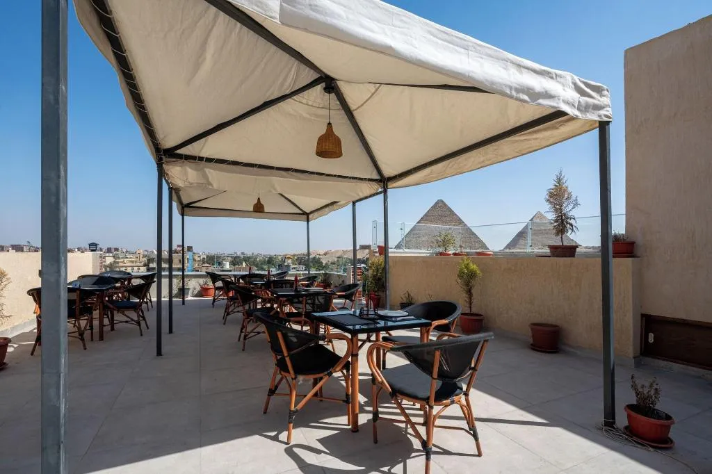 Terrace, Lotus Inn, Cairo