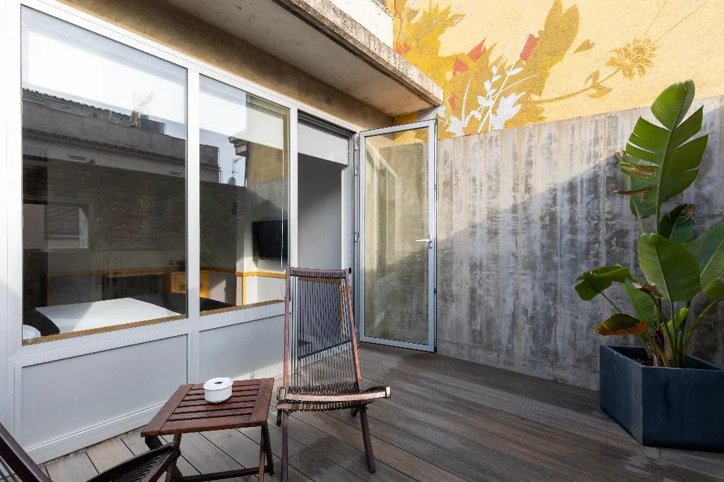 DOUBLE SINGLE USE WITH TERRACE Room, Onix Liceo, Barcelona