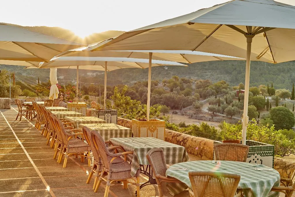 Terrace, Agroturismo Alquería Blanca, Majorca