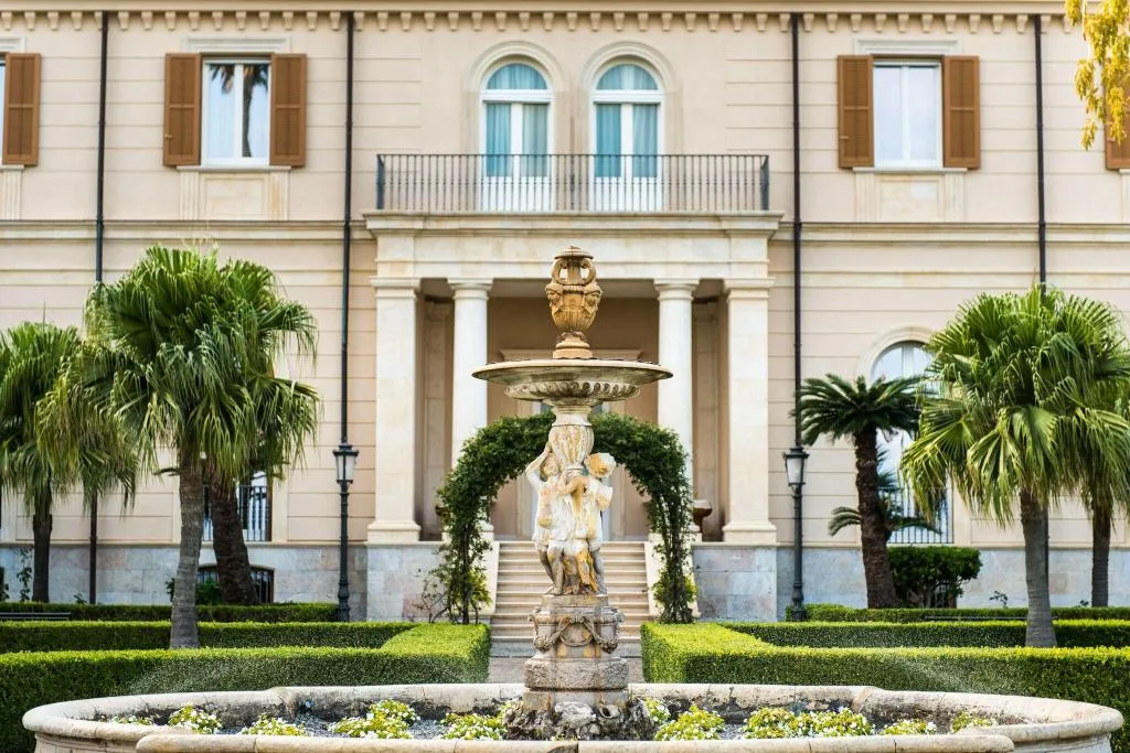 General view, Villa Pulejo, Catania