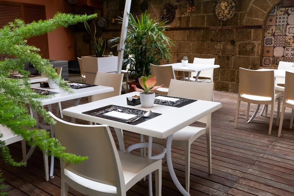 Restaurant, Grand Hotel Tiberio, Rome