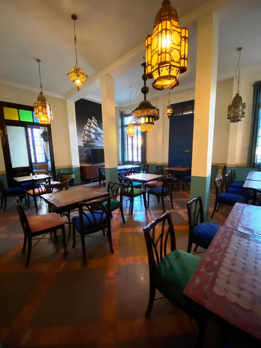 Restaurant, Hotel Central, Casablanca