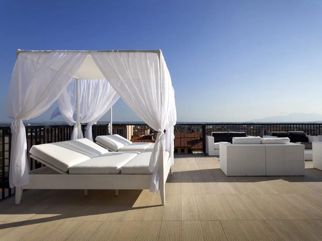 Terrace, Lhp Napoli Palace & Spa, Naples