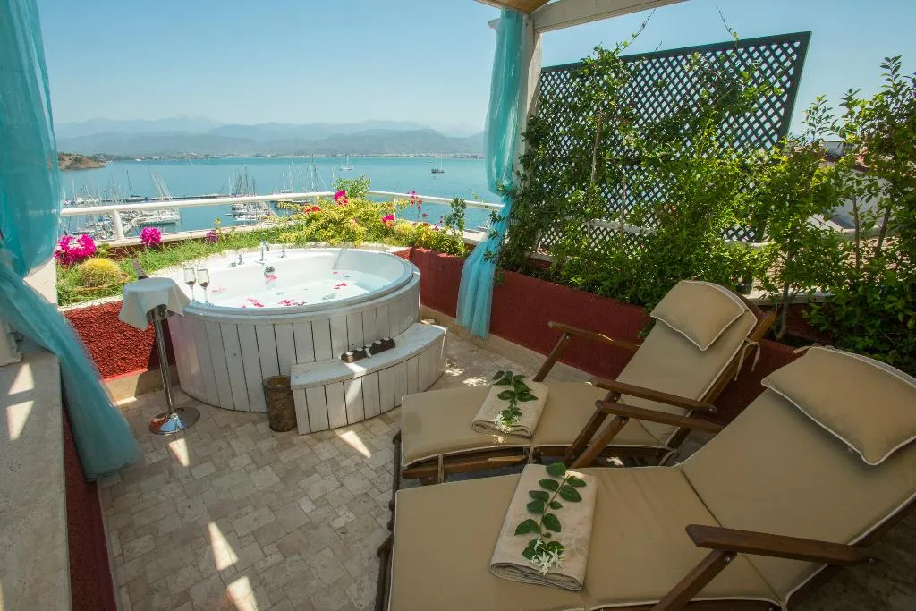 Terrace, Unique Boutique Hotel Fethiye, Dalaman