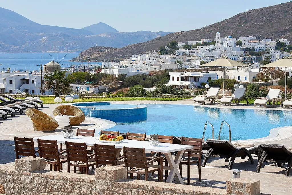 Lobby, Santa Maria Village, Santorini