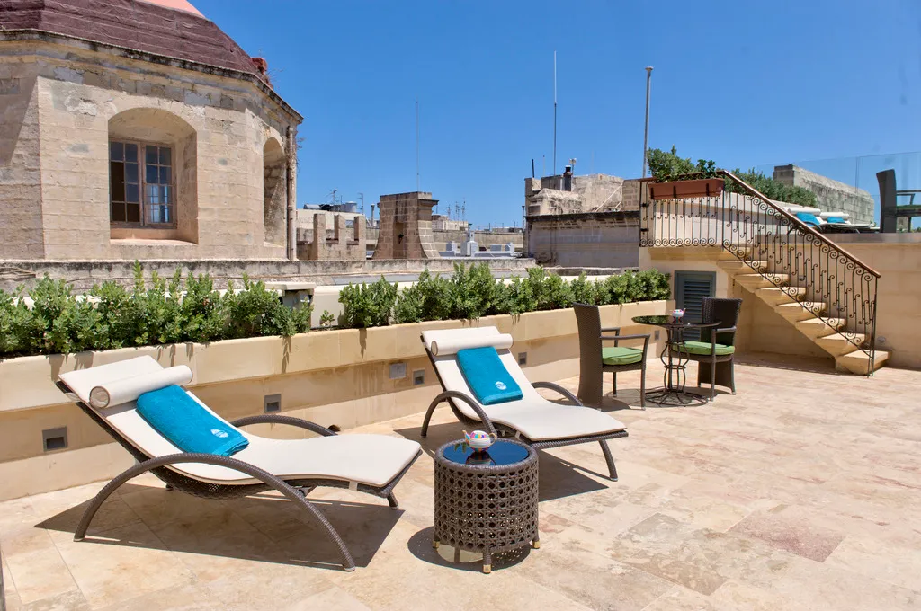 Terrace, Palazzo Consiglia, Malta