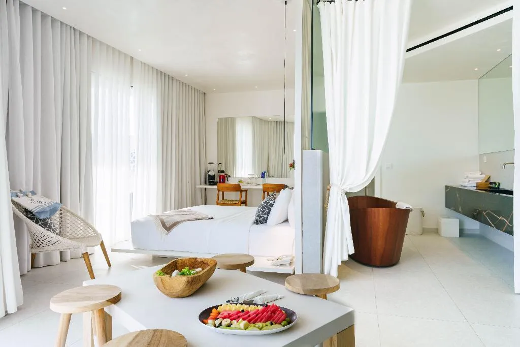 SUITE PREMIUM SEA VIEW Room, Mykonos Dove beach hotel, Mykonos