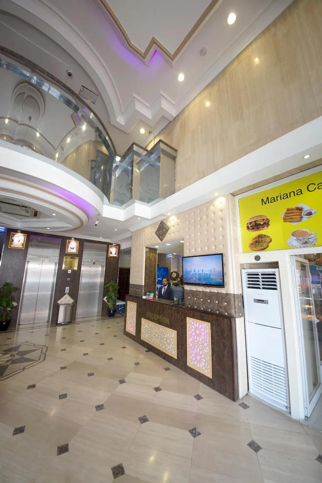 Lobby, Mariana Hotel, Dubai