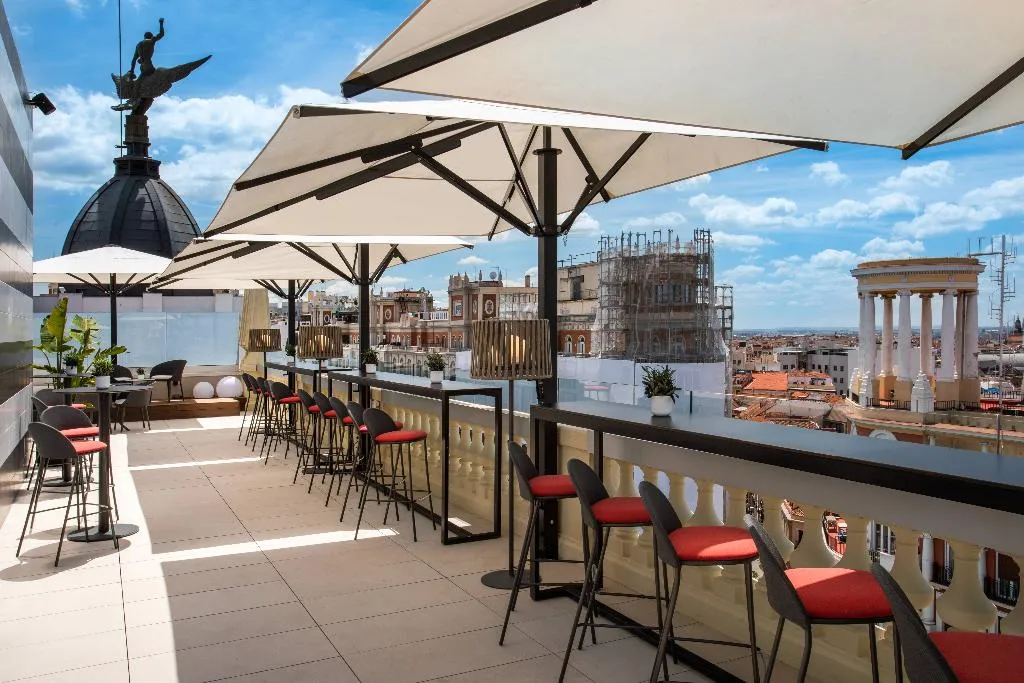 Terrace, Catalonia Plaza España Hotel & Spa, Madrid