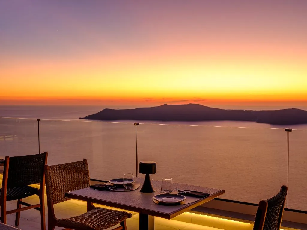 Restaurant, Andromeda Villas, Santorini