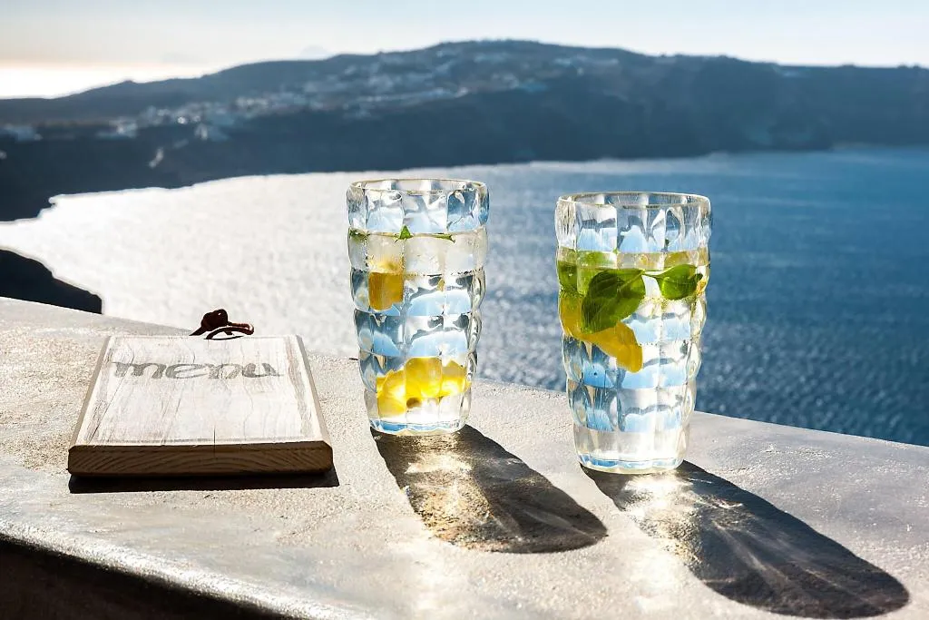 Restaurant, Grand View Hotel, Santorini