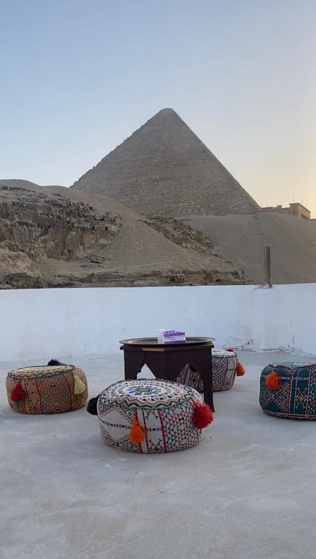 General view, Villa Khufu Pyramids Hotel, Cairo