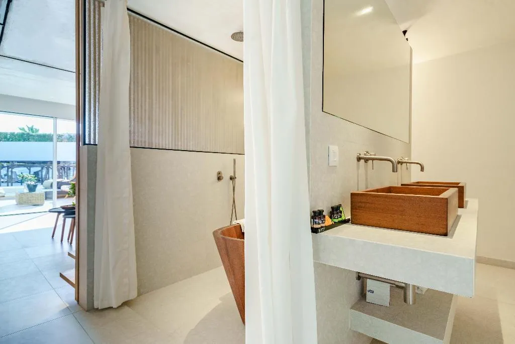 SUITE SUPERIOR WITH PRIVATE POOL Room, Mykonos Dove beach hotel, Mykonos