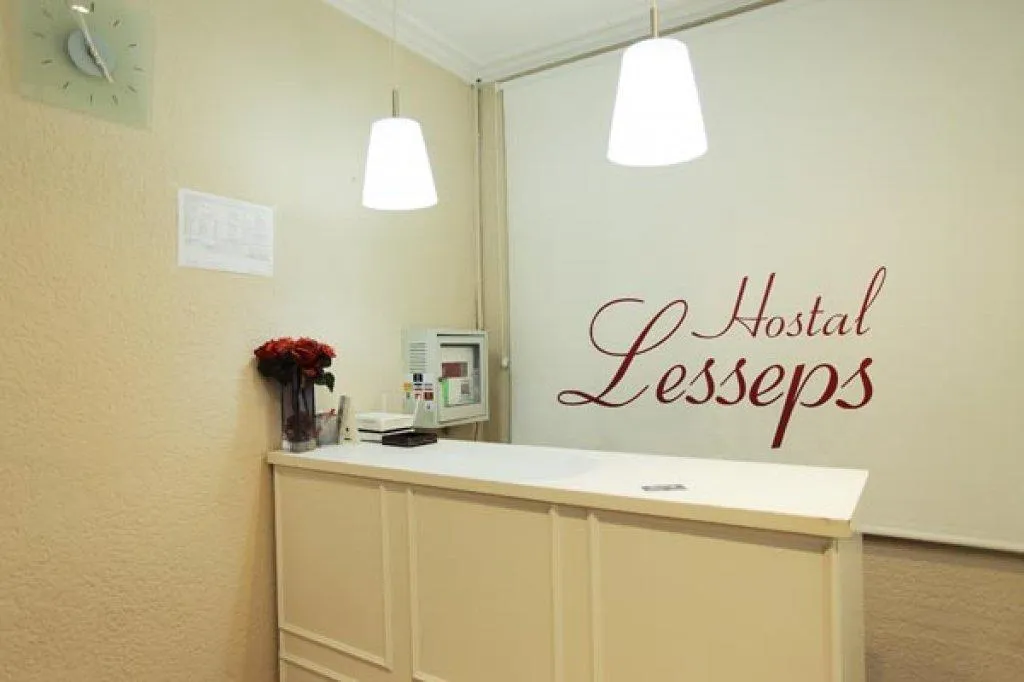 Lobby, Hostal Lesseps, Barcelona