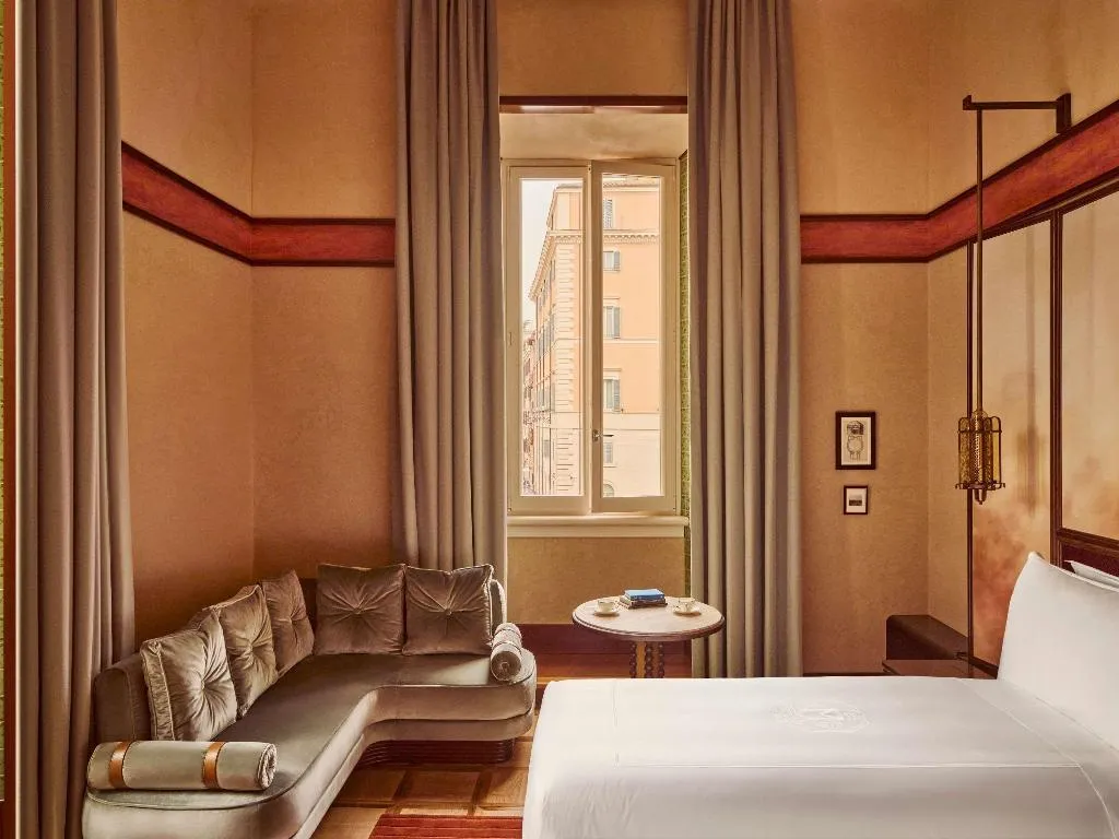DOUBLE DELUXE WITH VIEWS Room, Orient Express La Minerva, Rome