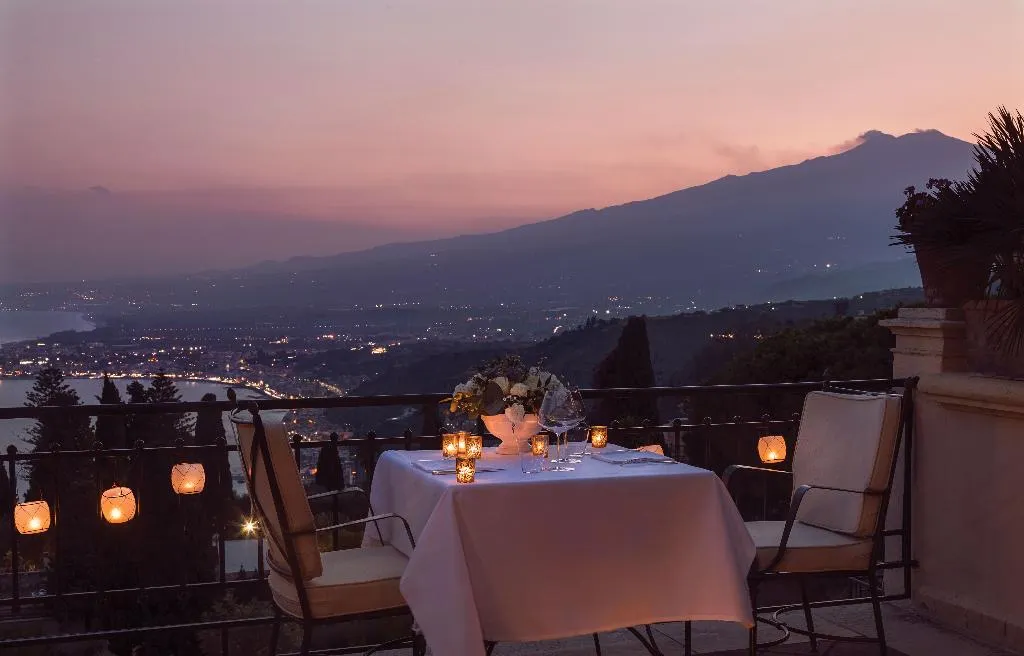Restaurant, Grand Hotel Timeo, A Belmond Hotel, Taormina, Taormina