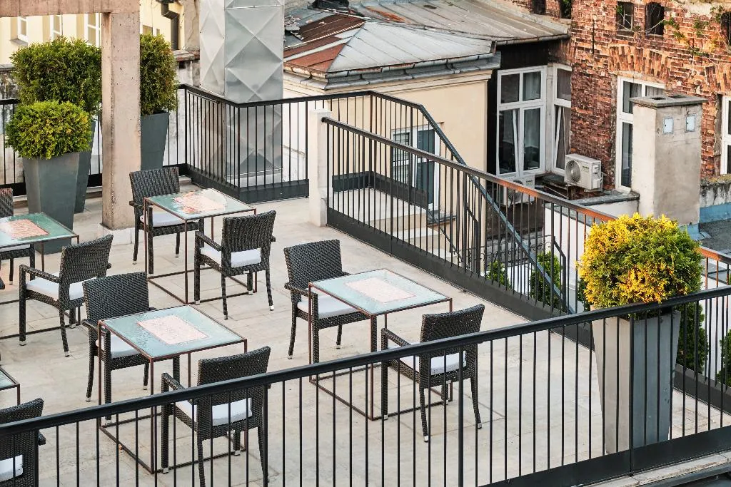 Terrace, Hotel Stary, Krakow