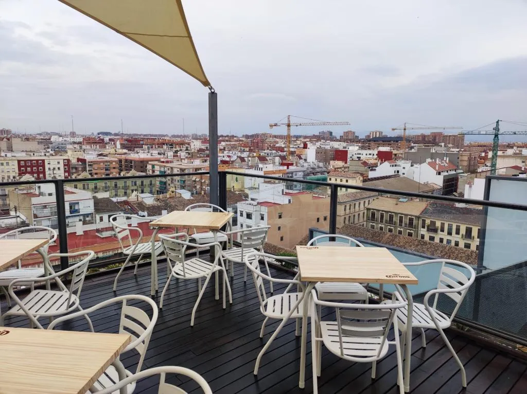 Terrace, Hotel Atarazanas, Valencia
