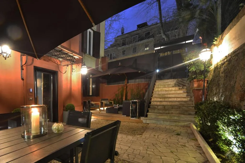 Terrace, Parioli Place, Rome