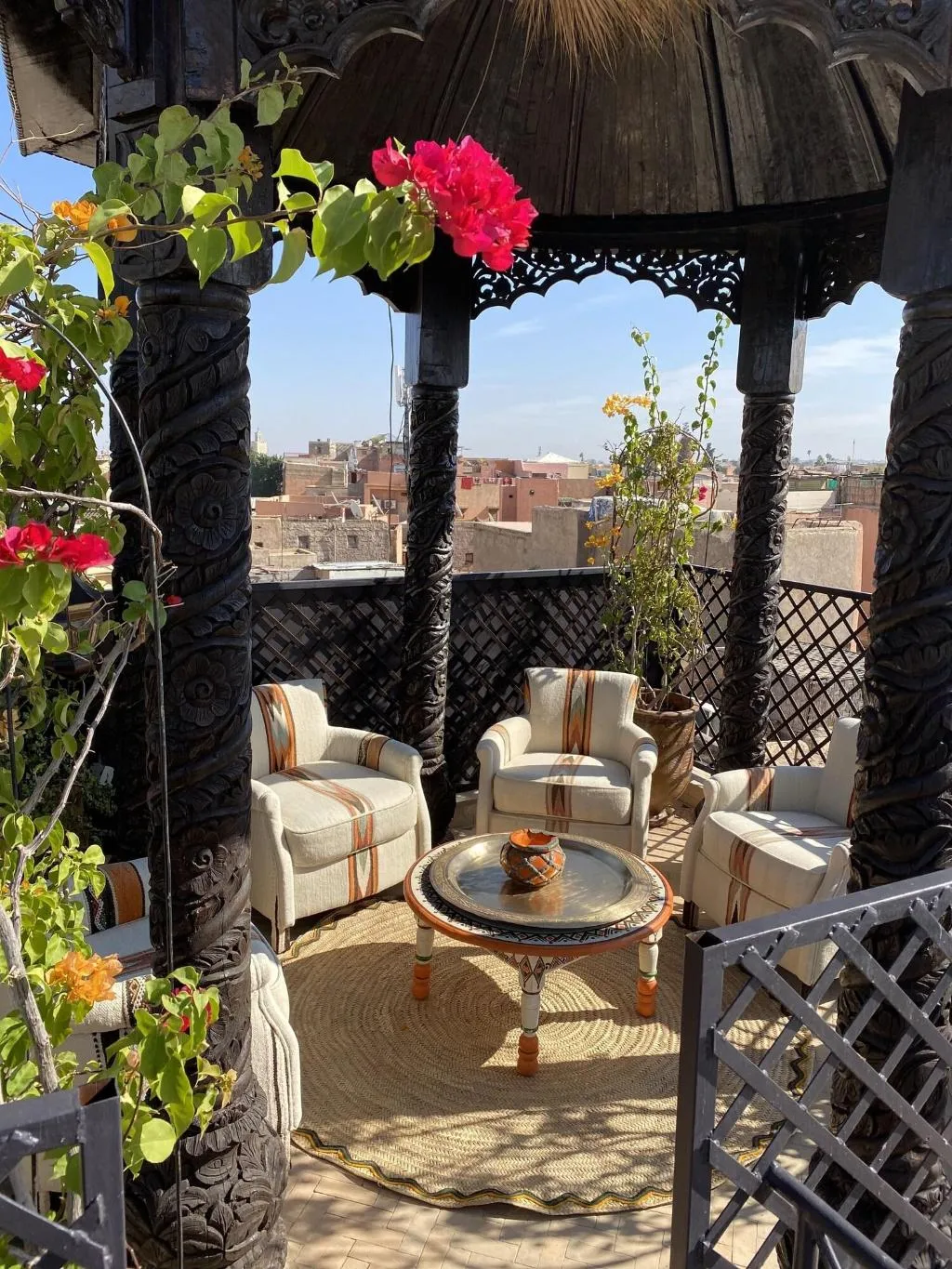 Terrace, Riad Ilayka, Marrakech