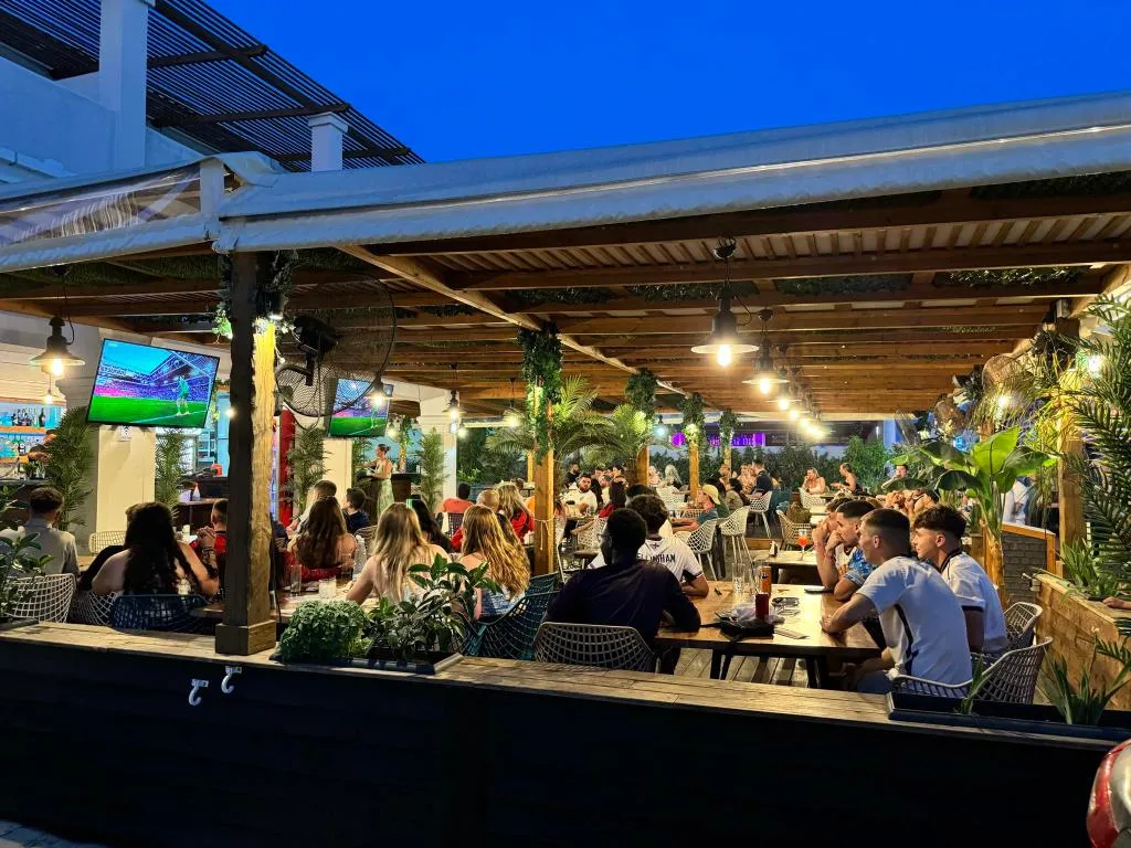 Restaurant, La Playa Grande, Corfu
