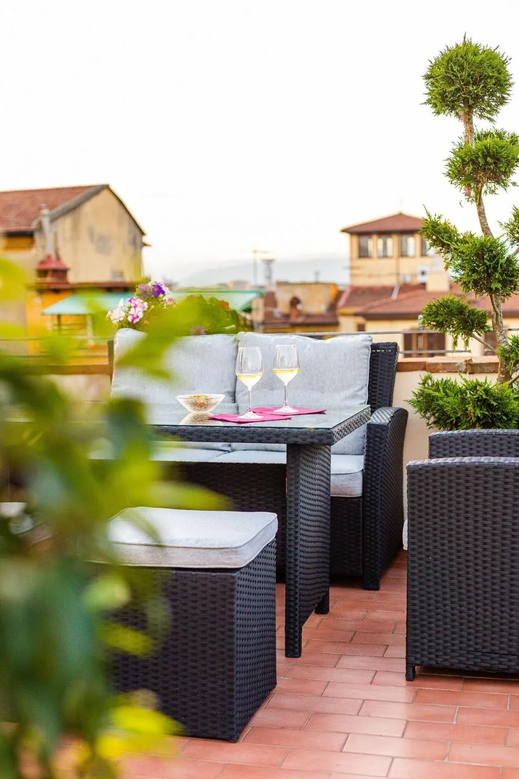 Terrace, Hotel Bijou Roof Terrace, Florence
