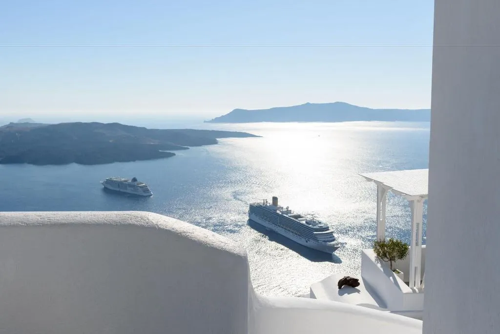 General view, Kamares Apartments, Santorini