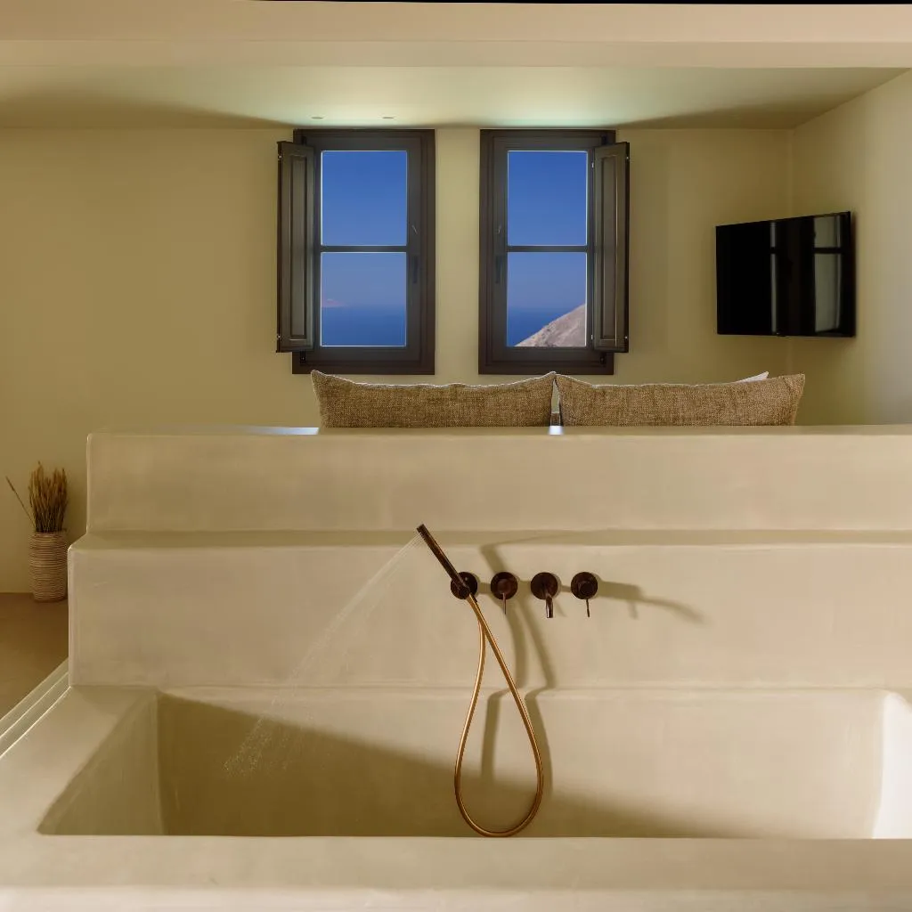 SUITE SEA VIEW WITH PRIVATE POOL Room, Elessa Hotel, Santorini