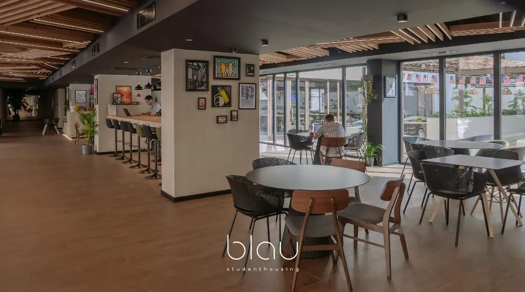 General view, Blau Student Housing, Barcelona