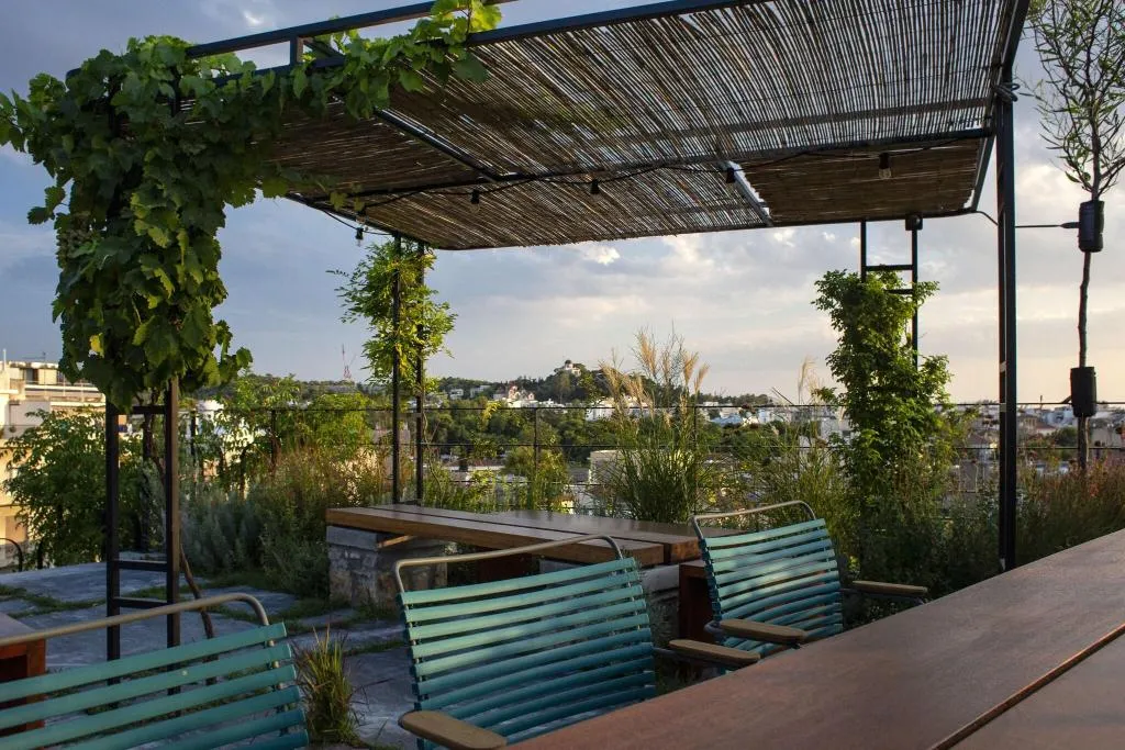 Terrace, The Foundry Suites, Athens