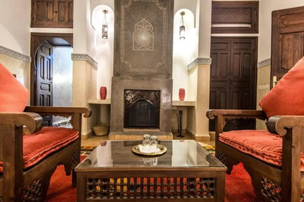 Lobby, Riad Elnoujoum, Marrakech