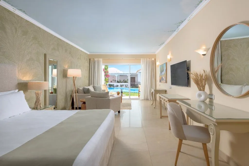 JUNIOR SUITE DELUXE GARDEN VIEW Room, Atrium Prestige Thalasso Spa Resort & Villas, Rhodes