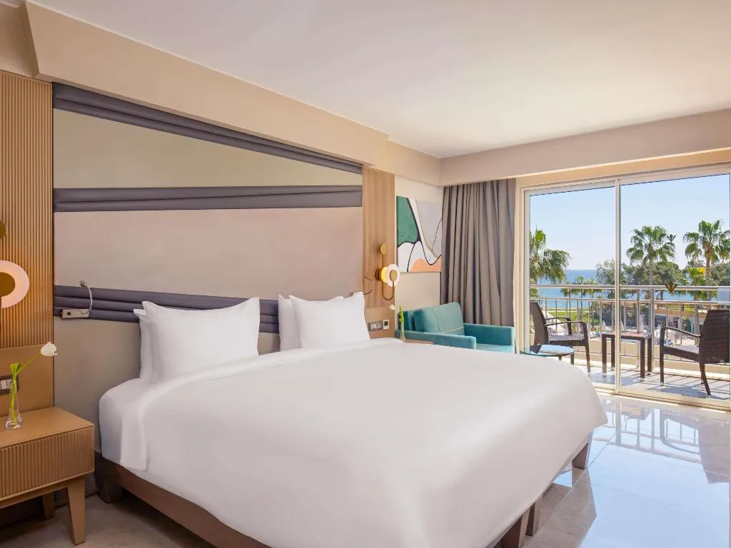 DOUBLE SINGLE USE DELUXE SEA VIEW Room, Rixos Premium Tekirova L.O.L ThemePark Free Access, Antalya