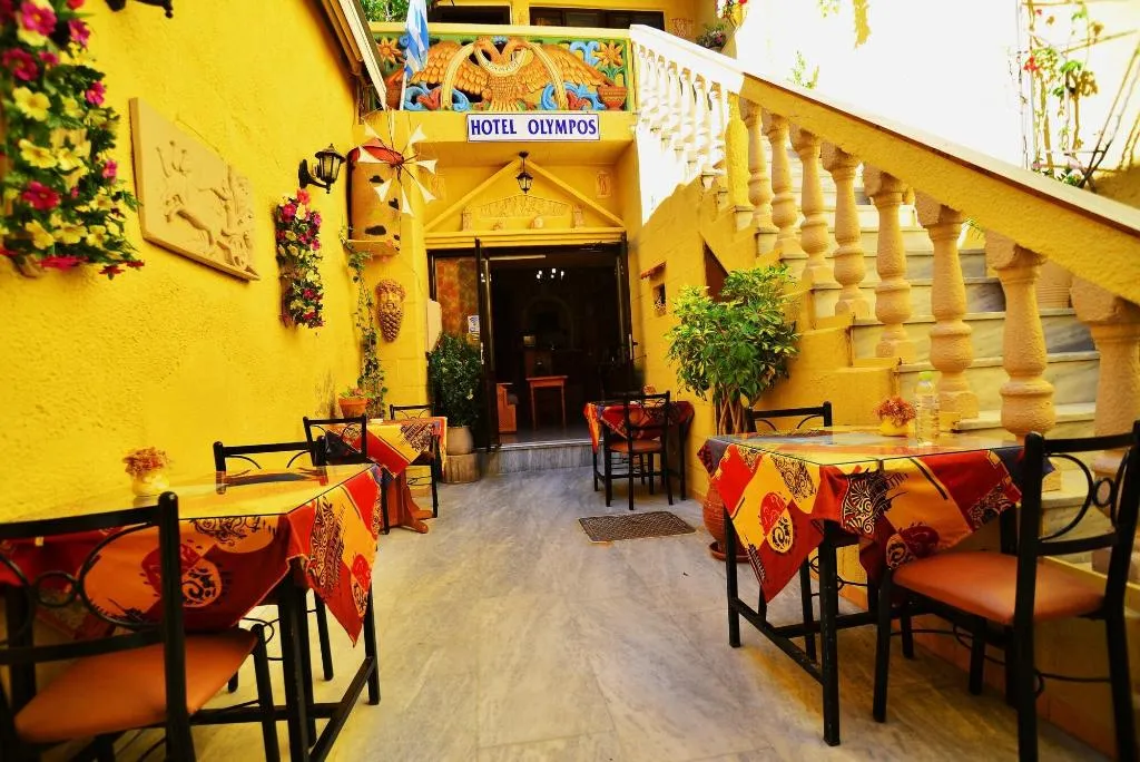 Restaurant, Olympos Pension, Rhodes