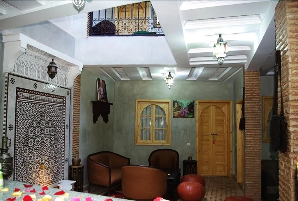 Lobby, Riad Mellouki, Marrakech