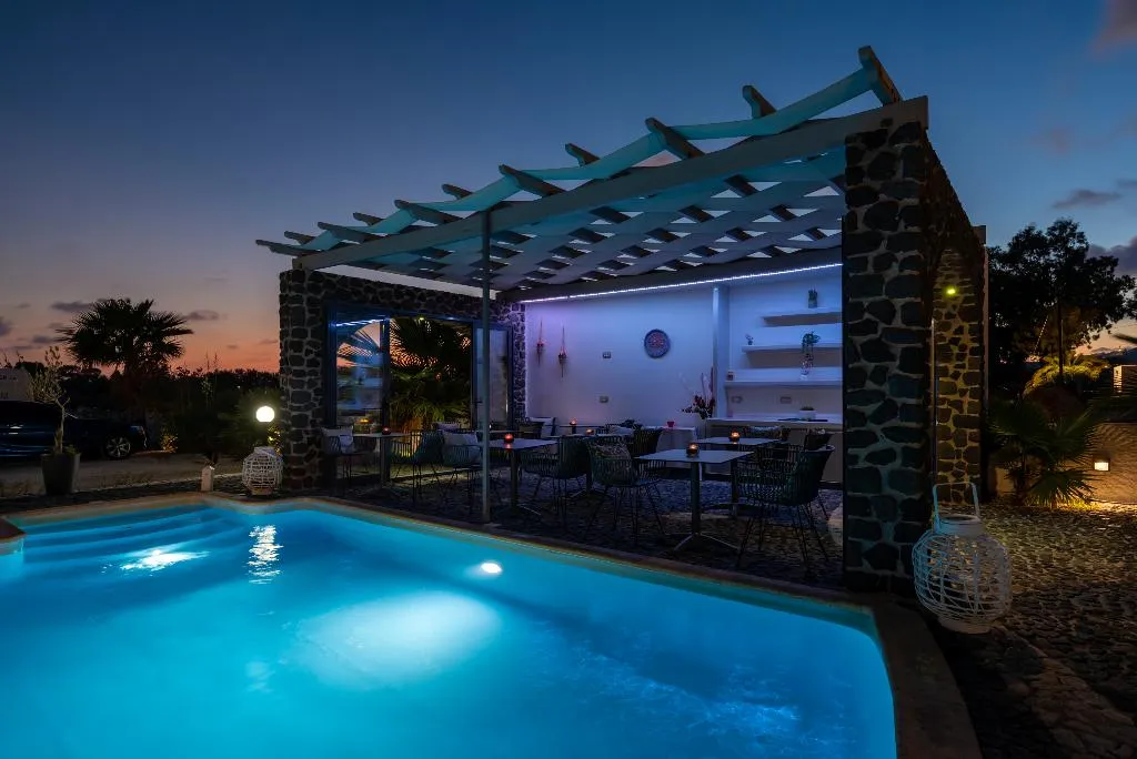Restaurant, Villa Anemomilos Perissa, Santorini