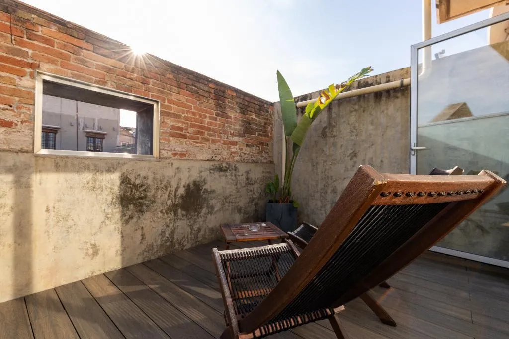 DOUBLE SINGLE USE WITH TERRACE Room, Onix Liceo, Barcelona