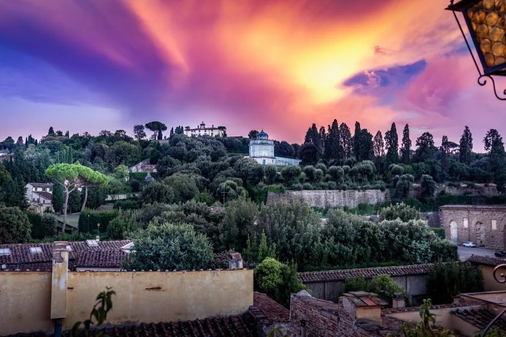 Terrace, Hotel La Scaletta, Florence