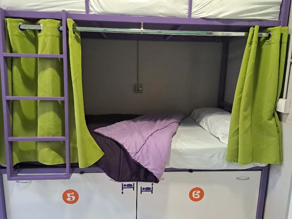 Bed in dormitory BUNK BED WITH SHARED BATHROOM Room, Scout Madrid Hostel, Madrid