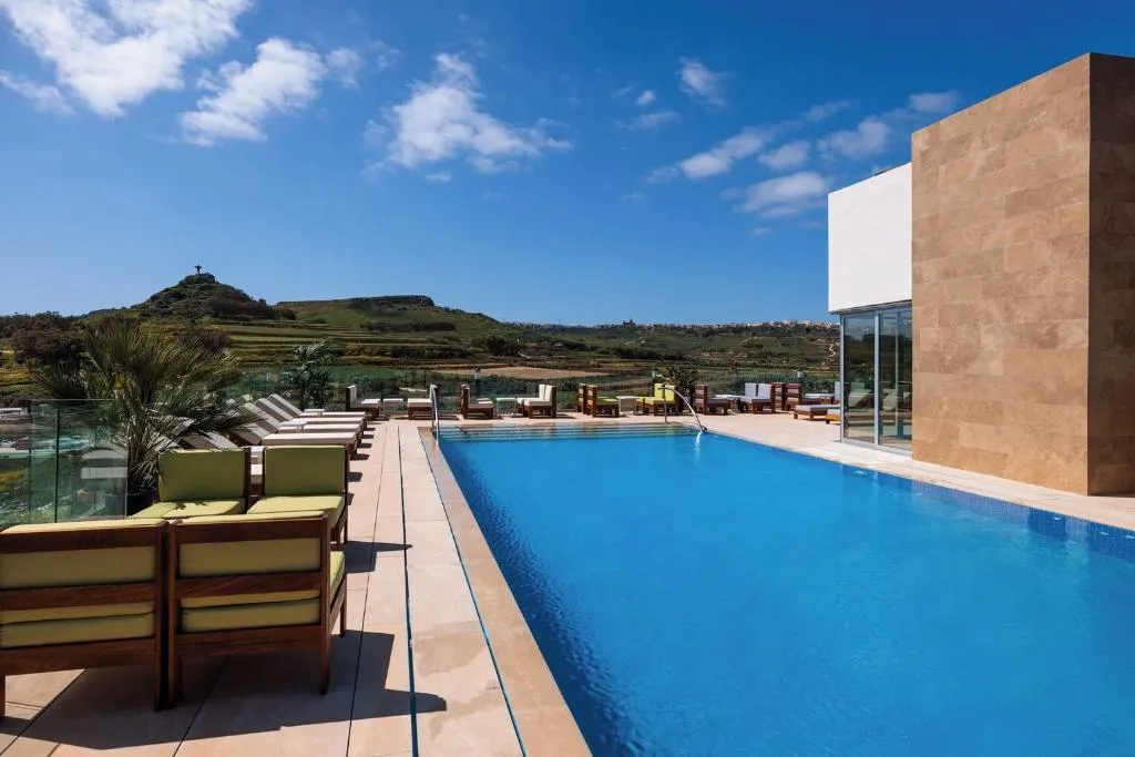 Terrace, Reef Hotel - Spa, Gozo
