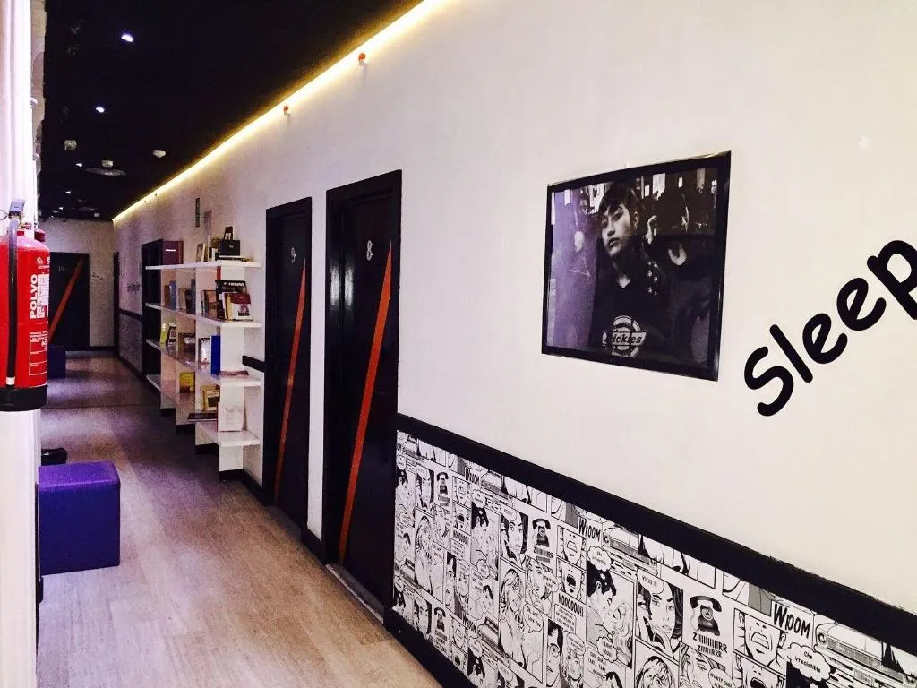 Lobby, Hostels Meetingpoint, Madrid