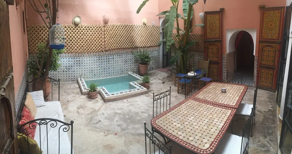 General view, Riad Ineslisa, Marrakech