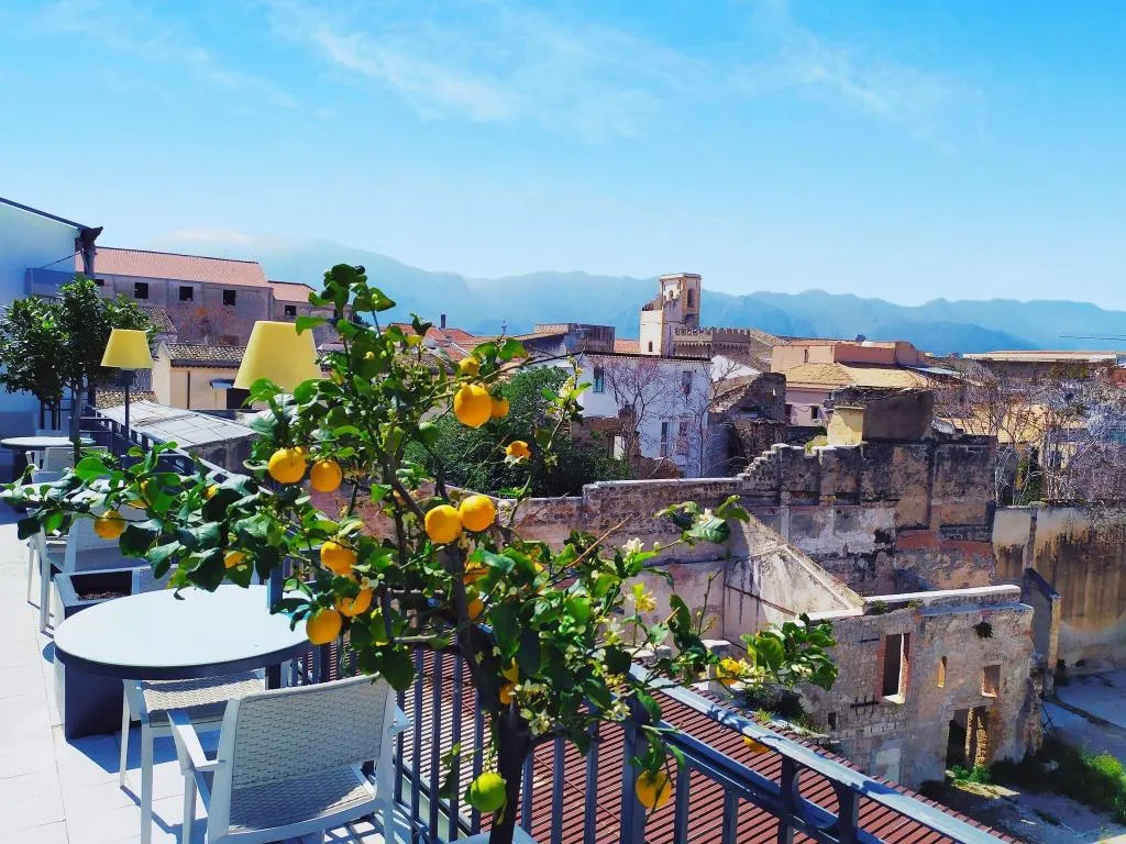 Terrace, Hotel Porta Felice, Palermo