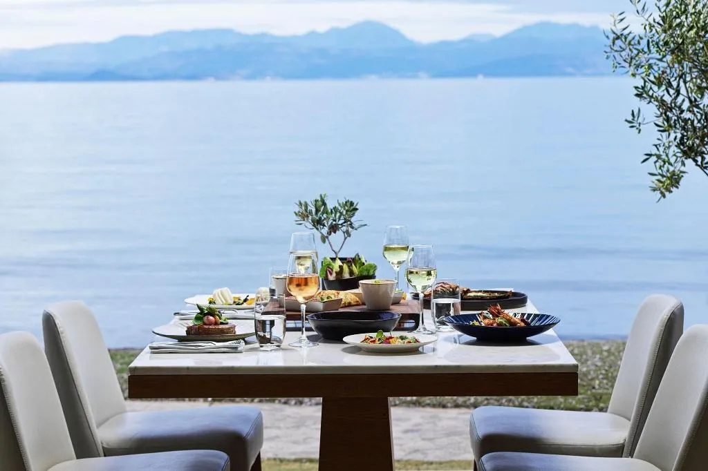 Restaurant, Domes Miramare, A Luxury Collection Resort, Corfu, Corfu