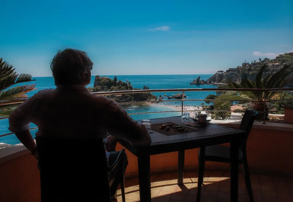 TRIPLE SEA VIEW Room, Panoramic Hotel Taormina, Taormina