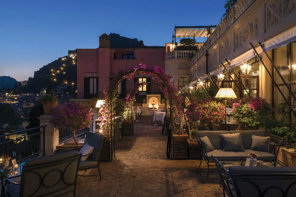 Restaurant, Grand Hotel Timeo, A Belmond Hotel, Taormina, Taormina