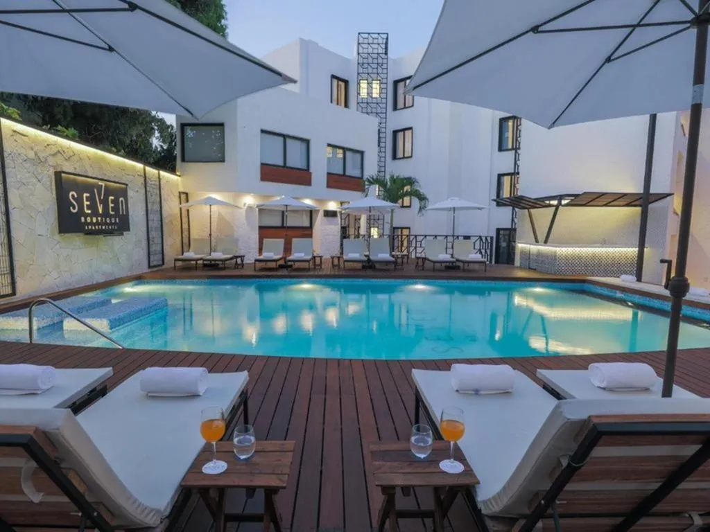 Pool, Seven Boutique Apartments Cancún, Cancun Area
